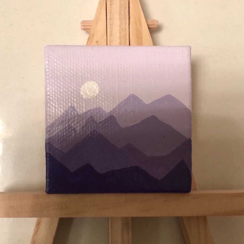 Acrylic Hand Painted Landscape Canvas Paintings